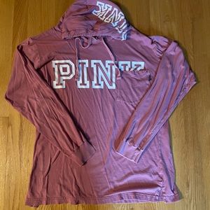 PINK hooded spirit jersey